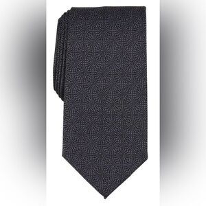 Perry Ellis Reder Geo-Floral Tie Black NWT